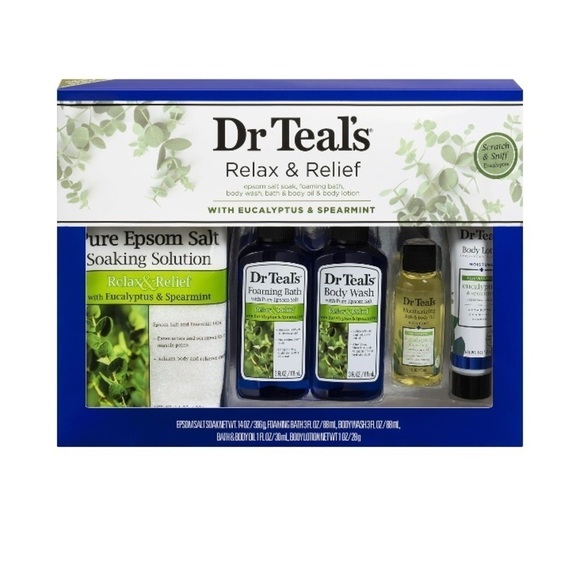 Dr. Teal's /Bath & Body Regimen Relax & Relief Gift Set: Eucalyptus & Spearmint - Picture 3 of 7